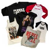 A Collection of Rock and Heavy Metal Band Apparel