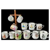 Victorian to Retro Childs Mugs, Various