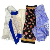 Vintage Yves Saint Laurent, Historical Silk Scarf