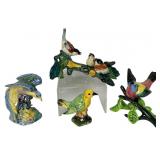 An Assortment of Stangl Pottery Bird Figurines
