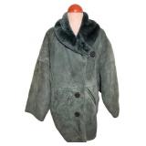 Vintage Casa Veneta Green Shearling Coat