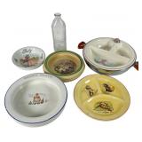 Group of Vintage Children's Nursery Wares
