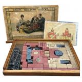 Antique Richter Union Building Blocks No. 5 Set