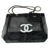 Chanel Beautï¿½ Mesh Tote and Pouch Set