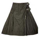 Vintage Burberry London Black Pleated Skirt