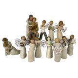12 Willow Tree Resin Figurines