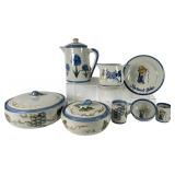 An Assortment of Louisville Stoneware Pottery