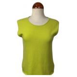 Vintage Chanel Lime Green Cashmere Top