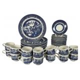 Churchill Blue Willow 52-Piece Dinnerware Set