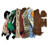 An Assortment of  Fashion Scarf Accessories