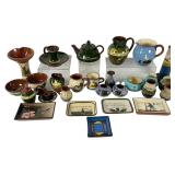 Assortment of 27 Torquay and Devon Pottery Pieces