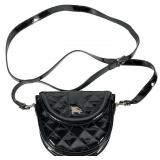 Burberry Quilted Patent Mini Crossbody Bag