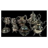 Group of Silver-Plated Victorian Style Hollowware