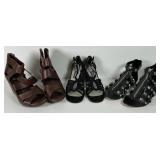 Trio of Bally and Dolce Vita Designer Sandals