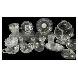 Group of Vintage Heisey and Etched Clear Glass
