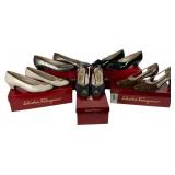 Five Pairs Vintage Salvatore Ferragamo Heels