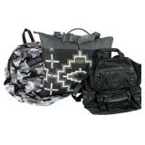 A Trio of Pendleton, Tory Burch and JanSport Bags