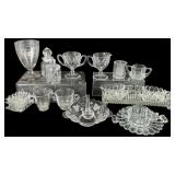 Group of Vintage Heisey Clear Pressed Glass