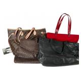 An Assortment of Four Large Tote Handbags