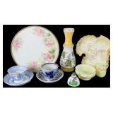 Assortment of Antique Glass and Porcelain