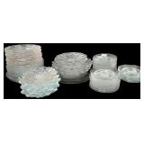 Group of Heisey Mixed Pressed Glass Plates, Bowls