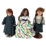 Three Madame Alexander Character Dolls