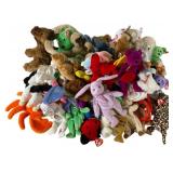 Assorted Ty Beanie Babies and Plush Toy Lot