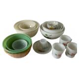 Group of Vintage Fire-King Kitchen Glassware