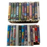 Group of Disney and Family VHS Tapes