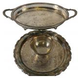 Three Silver Plated Serving Pieces