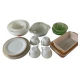 Assortment of Vintage Fire-King and Ovenware