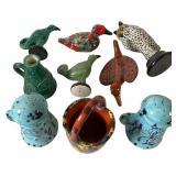 Seagreaves Glazed Ceramic Bird Figurines