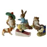 Group of Royal Doulton and Beswick Figurines