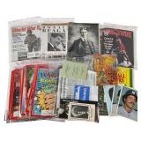 Group of Vintage Magazines and Sports Ephemera