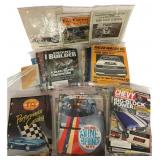 Assorted Vintage Automotive Racing Magazines and E