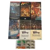 An Assortment of Vintage VHS and Gaming Items