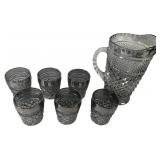 Anchor Hocking Wexford Smoke Glass Beverage Set