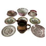 Group of Nineteenth Century Luster and Transferwar