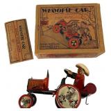 Louis Marx and Co. Tin Wind-up Whoopie Car