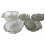 Group of Vintage Pyrex, McKee, and Flamex Glass