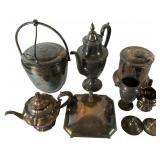 Group of Assorted Silver-Plated Serving Wares