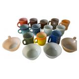Eighteen Pieces of Fire-King and Anchor Hocking Gl