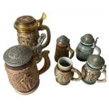Several Brazilian Ceramarte for Avon Beer Steins