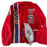 Vintage Racing Jacket and Journey Inflatable