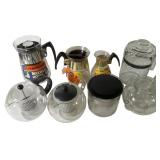 Assortment of Pyrex and Bodum Kitchenware