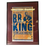 Framed B.B. King Hatch Show Print 2004 Poster