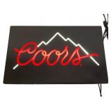 KCS Industries Inc. Coors Beer Light-Up Wall Sign,