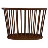 Mid-Century Modern Wooden Magazine Rack