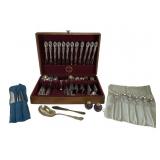 Oneida Community Stainless Set & Sterling Flatware