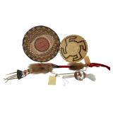 Papago and Piegan Native American Handicrafts